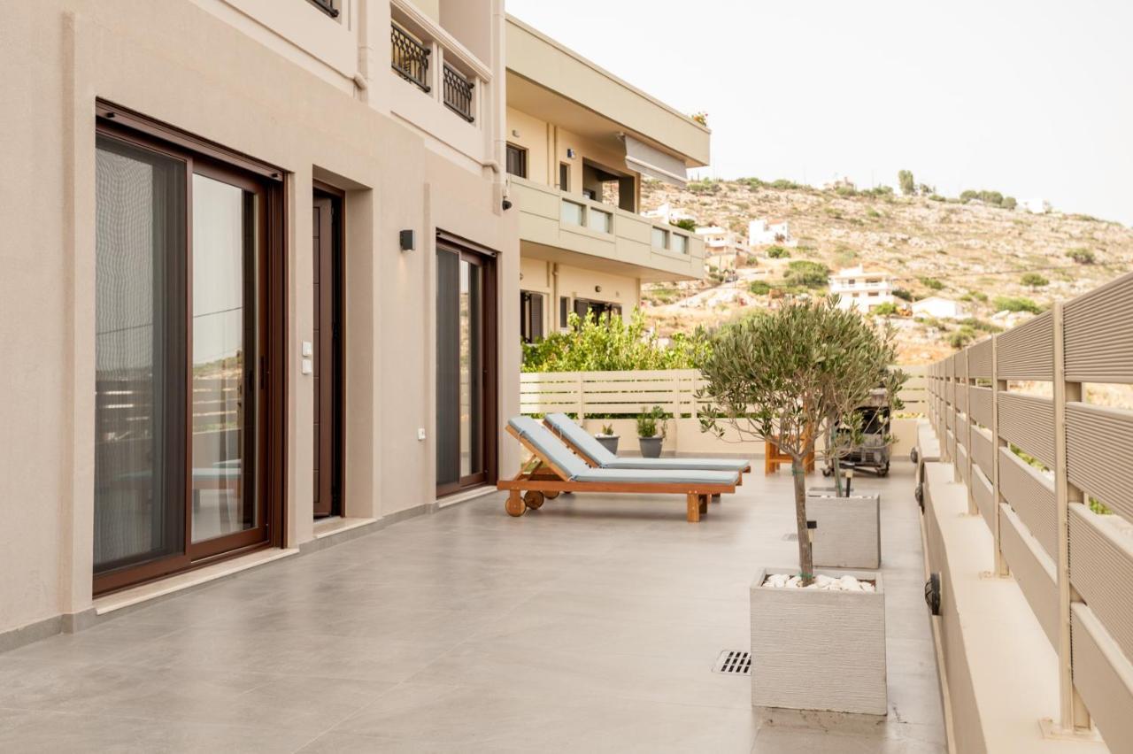 Thyme Sea View Apartments By 8Essentially Soúda Ngoại thất bức ảnh