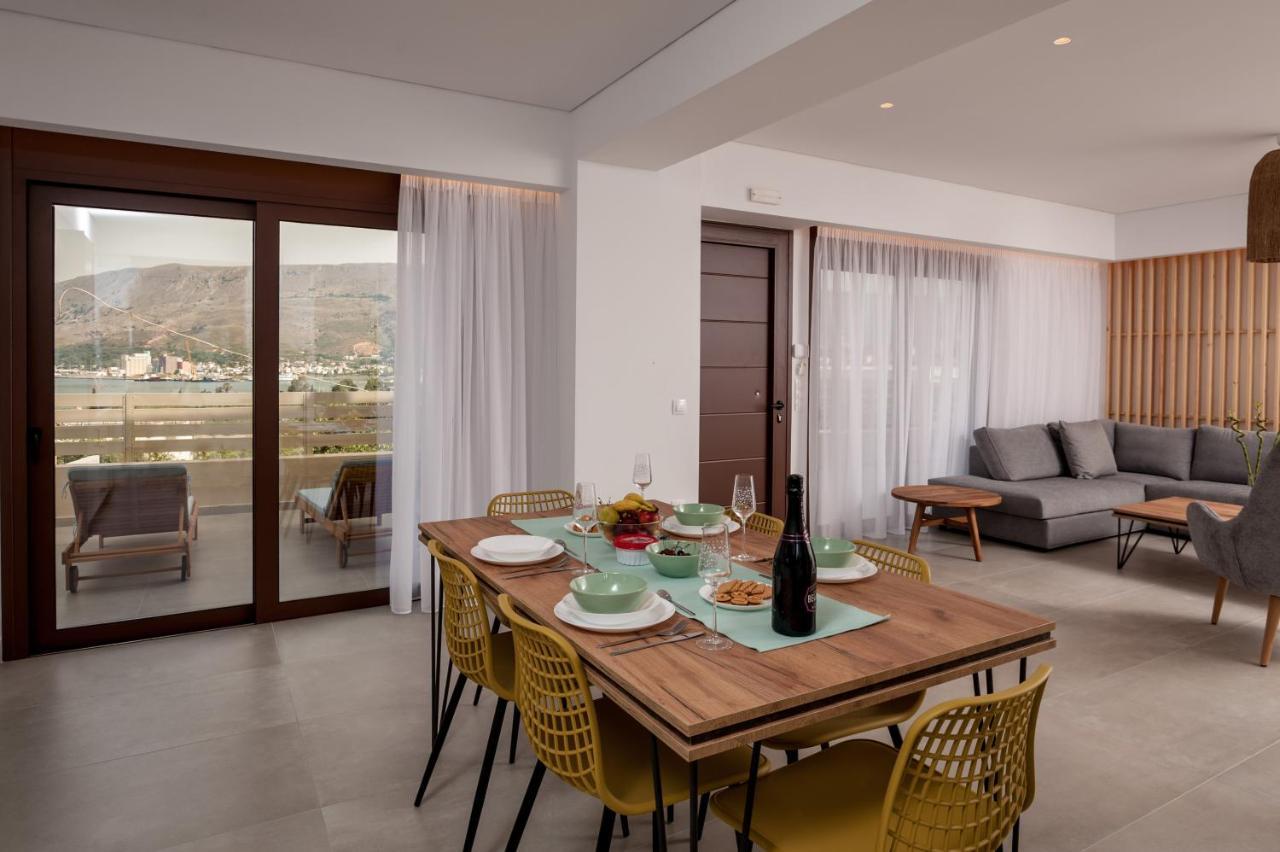 Thyme Sea View Apartments By 8Essentially Soúda Ngoại thất bức ảnh