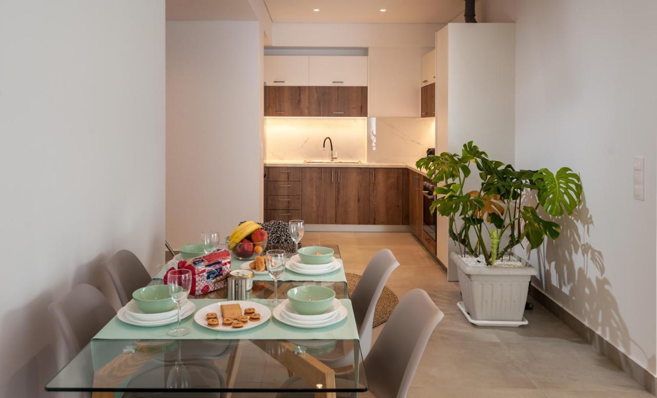 Thyme Sea View Apartments By 8Essentially Soúda Ngoại thất bức ảnh